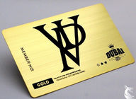 مطلية بالذهب Printable بطاقات الأعمال المعدنية مع تأثير الفرشاة خلفية مختلفة