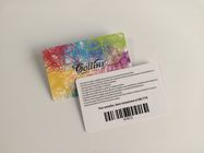 rfid القرب عضوية بطاقة ملونة بطاقات الأعمال المعدنية pvc المواد