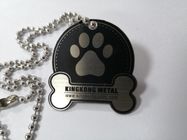 الجملة مخصص الفولاذ المقاوم للصدأ الحيوانات الأليفة معرف العلامات مخصص تصميم شعار الكلب العلامات