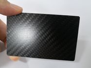 بطاقة ألياف الكربون 85x54x0.8mm مع شريحة الاتصال الصغيرة SLE4442