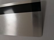 بطاقة عضو PVC مادة نحى الفضة مع الشريط المغناطيسي HiCo 85.6 * 54 مم
