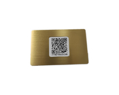 N-tage213 / 215/216 بطاقة RFID المعدنية Nfc مخصصة باللون الأسود الفضي