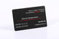 بطاقات الأعمال البلاستيكية السوداء المقاومة للخدش ، بطاقات الأعضاء من ألياف الكربون 85x54x0.5mm