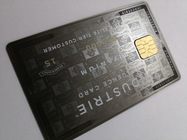 رقم اسم الليزر بطاقة عضوية معدنية فضية كلاسيكية مخصصة