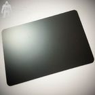 بطاقات فارغة معدنية سوداء ماتي الأعمال ، بطاقات الأعمال السوداء عادي 85x54x0.3mm