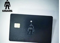 الفولاذ المقاوم للصدأ المعادن بطاقة RFID ، بطاقة تحديد الهوية اللاسلكية مع الاتصال رقاقة التصفيحات الانتهاء