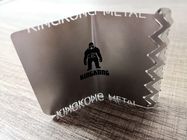 الفولاذ المقاوم للصدأ الفاخرة ماتي الأسود خلفية بطاقة الأعمال المعدنية الأعضاء 85x54mm