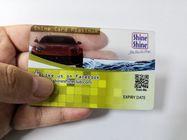 85.6x54x0.5mm PVC واضح بطاقات الأعضاء الأعمال مع الطباعة الملونة