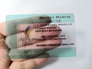 85.6x54x0.5mm PVC واضح بطاقات الأعضاء الأعمال مع الطباعة الملونة