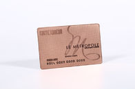 بطاقة عضوية معدنية مخصصة الفولاذ المقاوم للصدأ لإنهاء الأعمال لامعة