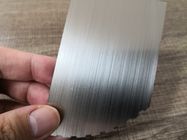 0.40mm الفضة المصقول المقاوم للصدأ الطباعة شعار بطاقة معدنية