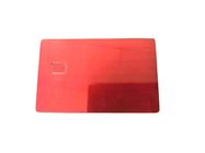 بطاقة عضوية معدنية حمراء 1.2 مم مع تشطيب فرشاة رقاقة