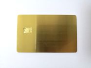 الذهب المصقول فتحة شريحة صغيرة 0.8 مم بطاقة عضوية معدنية