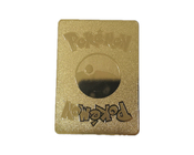 0.4 مم سماكة تشارجارد كولكشن بطاقة Vmax DX GX بوكيمون معدن مطلية بالذهب
