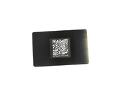 Ntag213 / 215/216 بطاقة RFID المعدنية Nfc مخصصة باللون الأسود الفضي